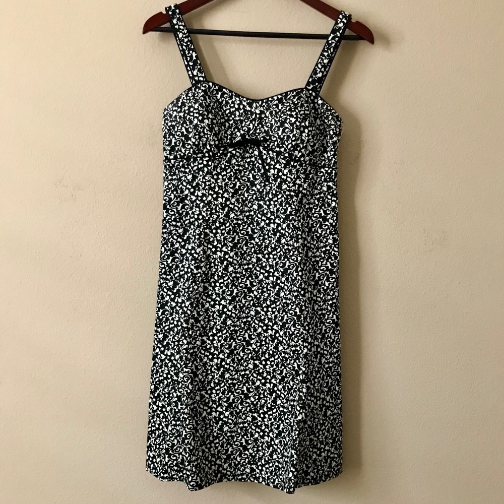 MADISON LEIGH Black and White Dress